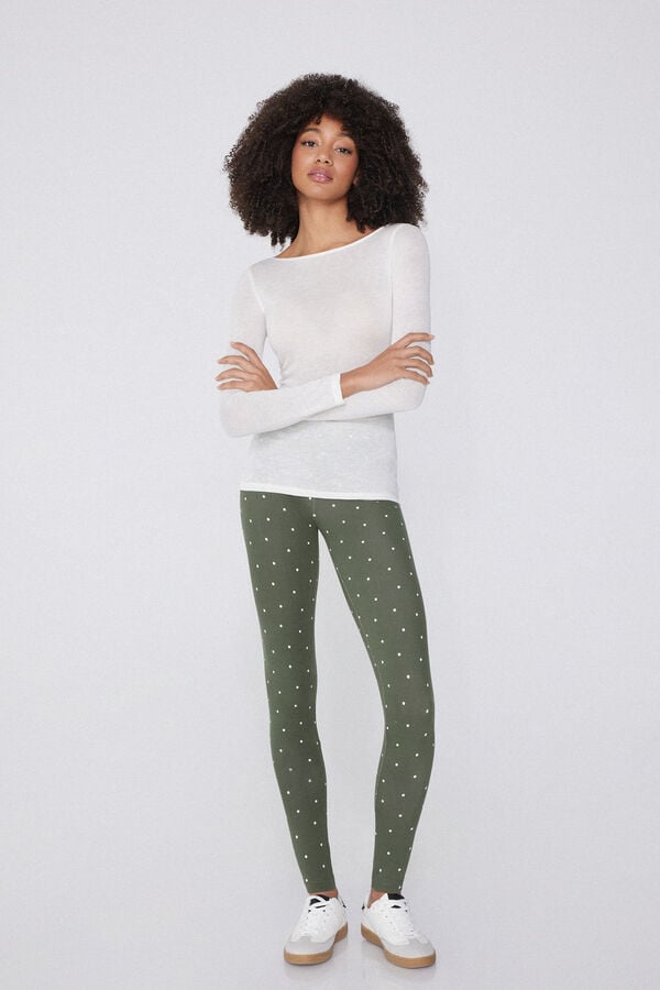 Tezenis Leggings De Algodón Estampado