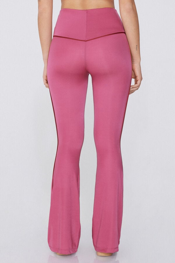 Tezenis Leggings Flare Microfibra Con Ribete