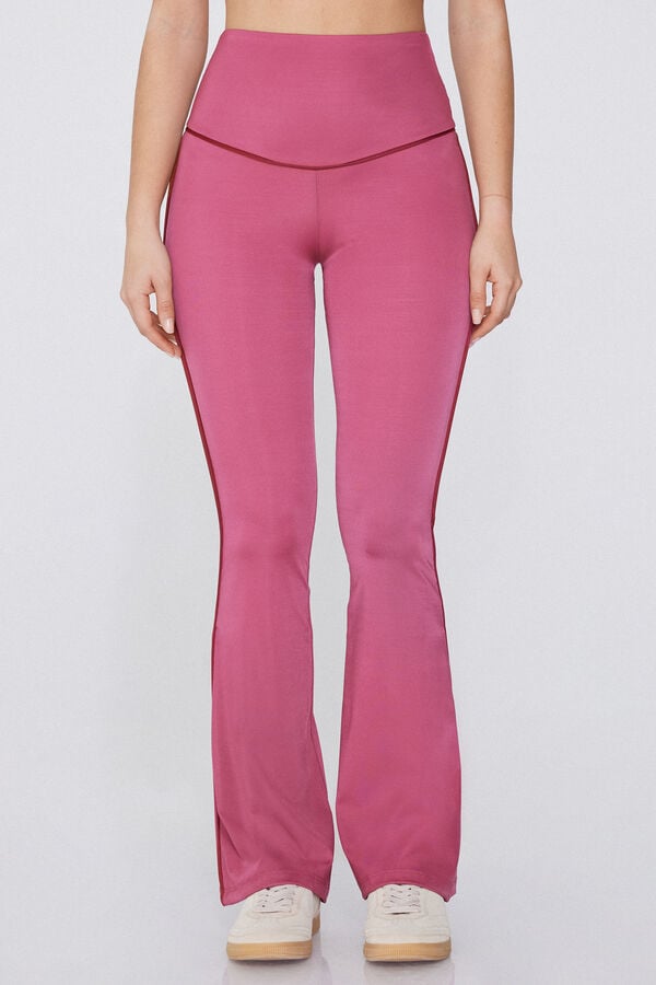 Tezenis Leggings Flare Microfibra con Ribete