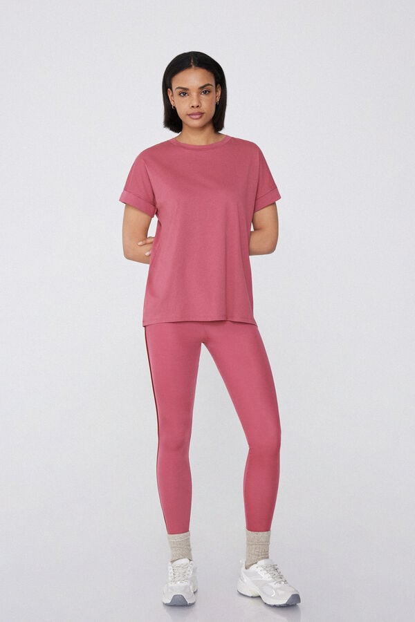 Tezenis Leggings Microfibra Con Ribete