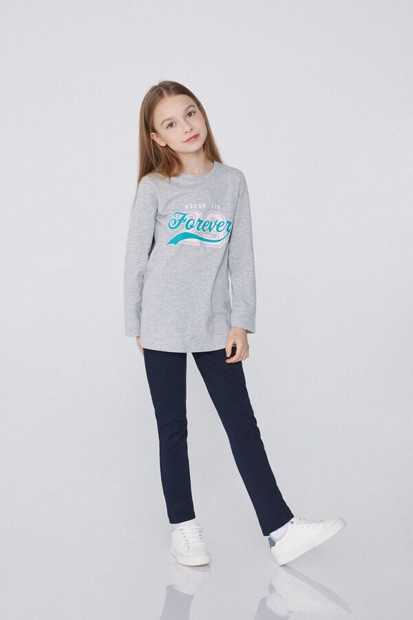 Tezenis Leggings Térmicos De Algodón Para Niñas