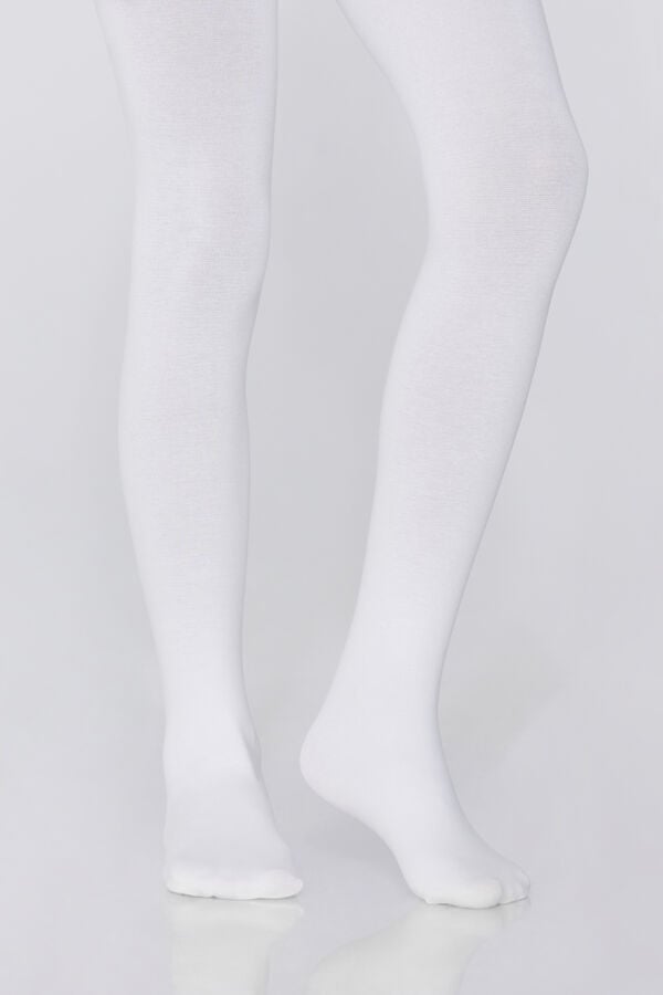 Tezenis Leotardos De Algodón Básico Para Niña