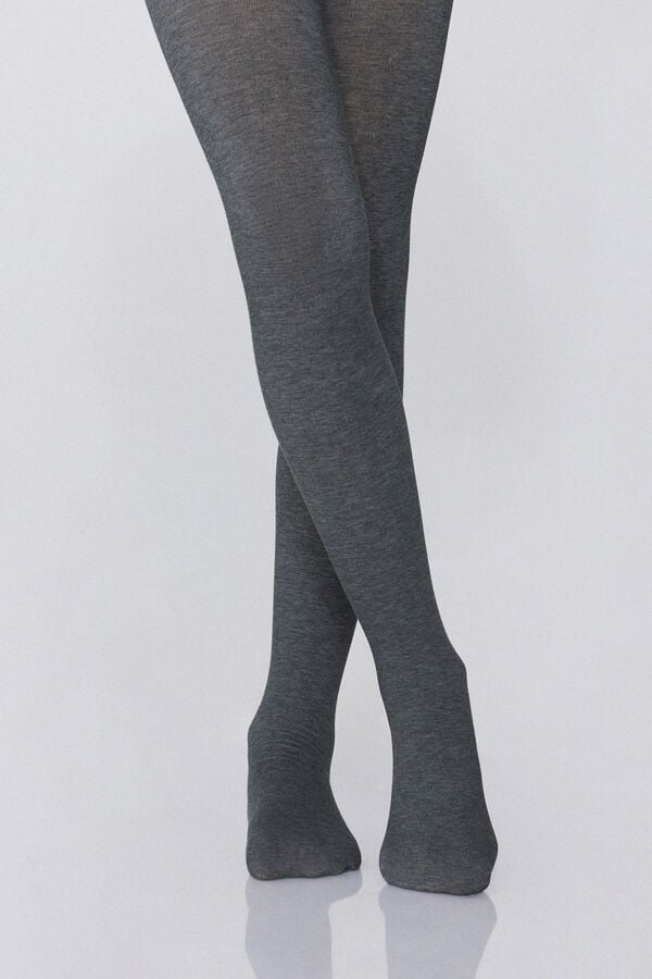 Tezenis Leotardos de algodón básico para niña