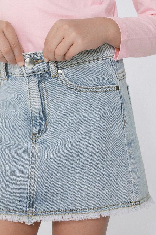 Tezenis Minifalda De Denim Para Niña