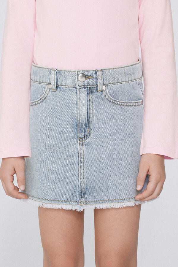Tezenis Minifalda De Denim Para Niña