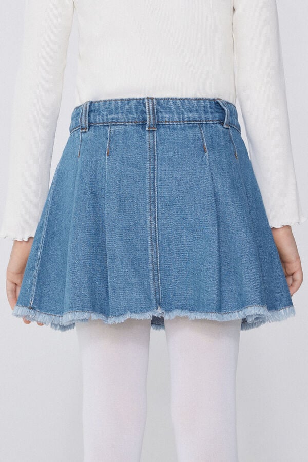 Tezenis Minifalda Denim Con Pinzas