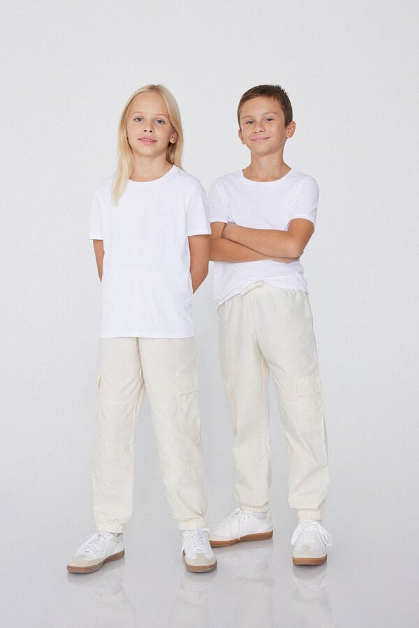 Tezenis Pantalón Cargo Largo de Tela