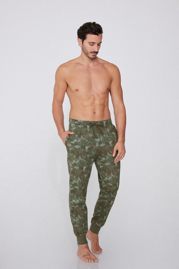 Tezenis Pantalón Largo De Algodón Con Puños