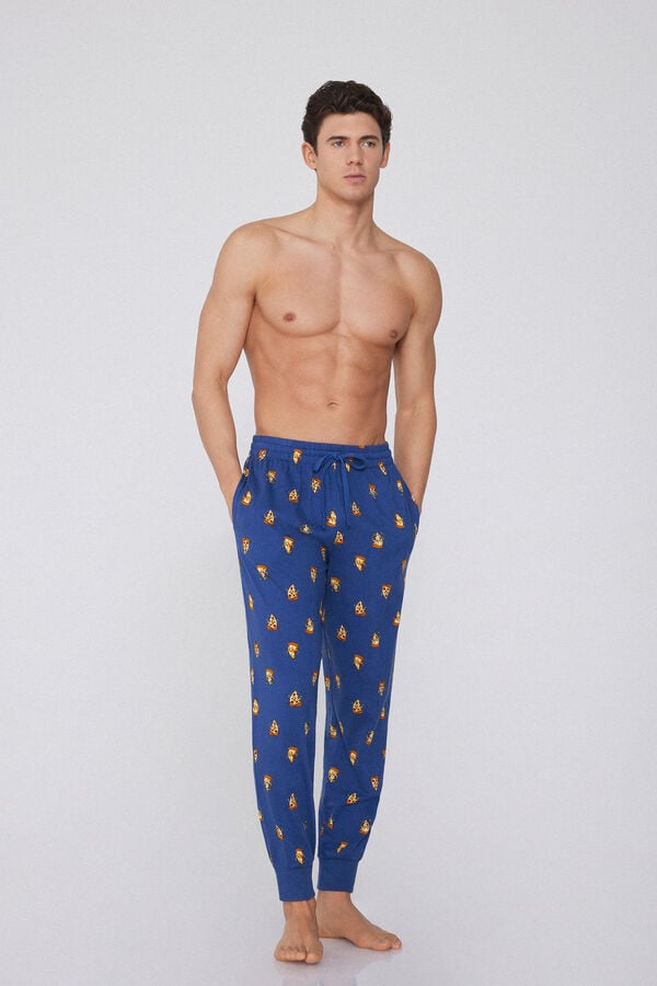 Tezenis Pantalón Largo De Algodón Con Puños