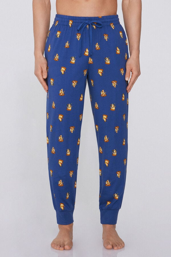 Tezenis Pantalón Largo de Algodón con Puños