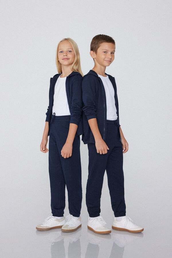 Tezenis Pantalón Largo de Felpa Unisex para Niños