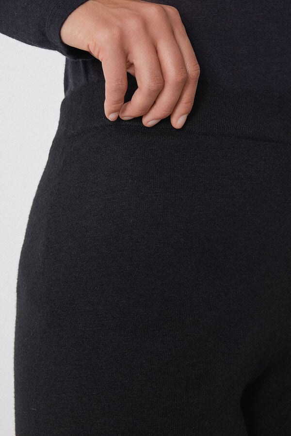 Tezenis Pantalón Palazzo Grueso Con Lana