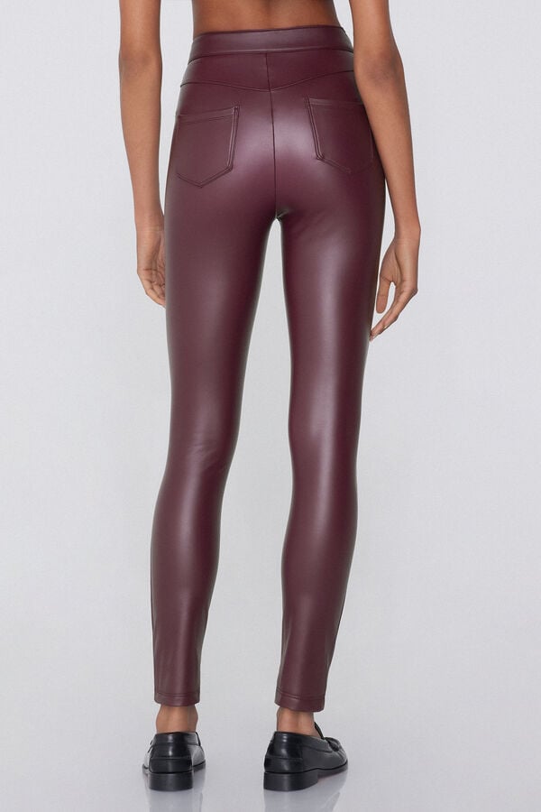 Tezenis Pantalón Térmico Bolsillos Efecto Piel