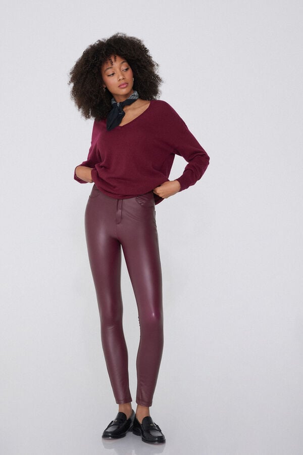 Tezenis Pantalón Térmico Bolsillos Efecto Piel