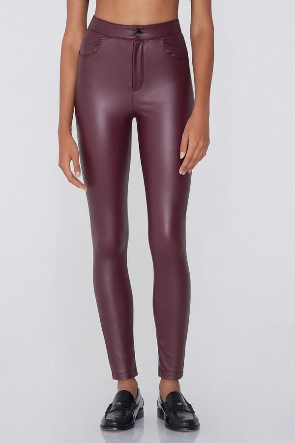 Tezenis Pantalón Térmico Bolsillos Efecto Piel