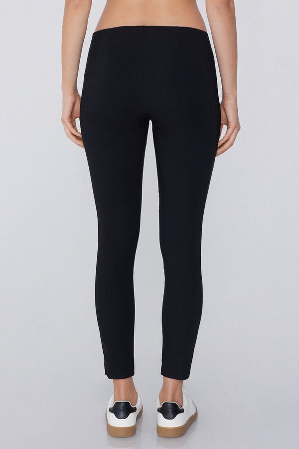 Tezenis Pantalones Capri De Viscosa Con Aberturas