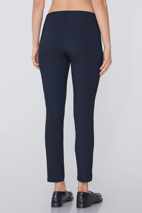 Tezenis Pantalones Capri De Viscosa Con Aberturas