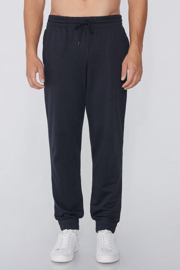 Tezenis Pantalones Largos de Felpa con Bolsillos