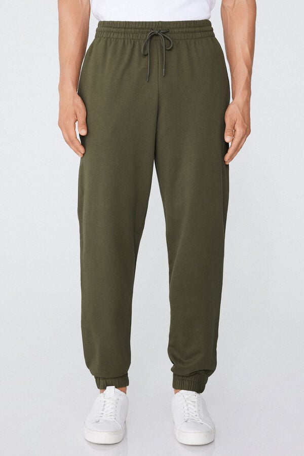 Tezenis Pantalones Largos de Felpa con Bolsillos