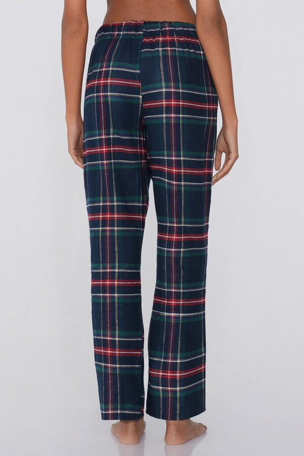 Tezenis Pantalones Largos De Franela Con Estampado