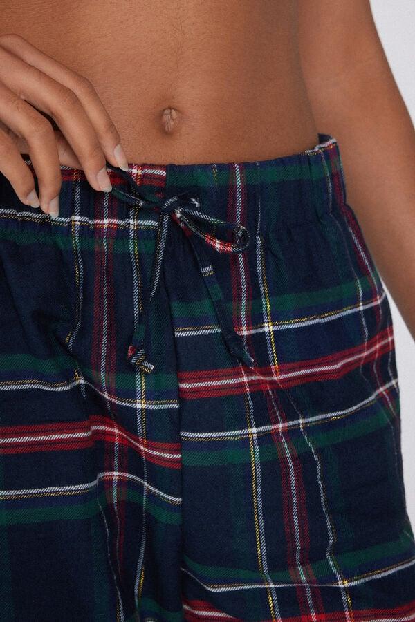 Tezenis Pantalones Largos De Franela Con Estampado