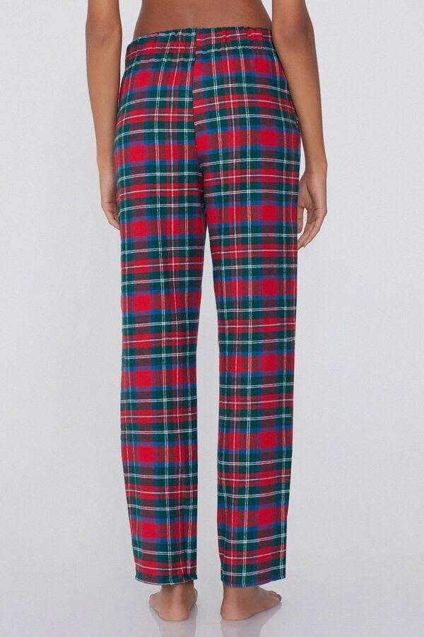 Tezenis Pantalones Largos De Franela Con Estampado