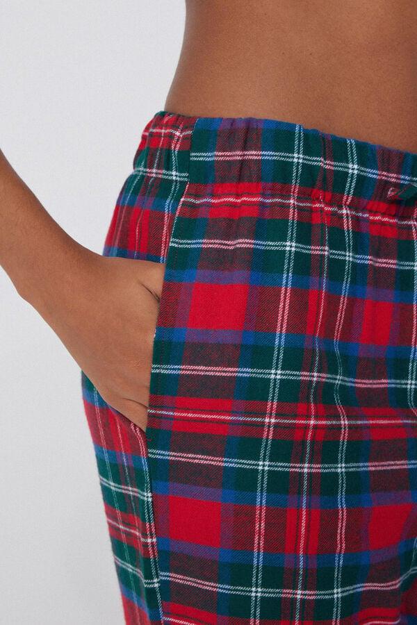 Tezenis Pantalones Largos De Franela Con Estampado