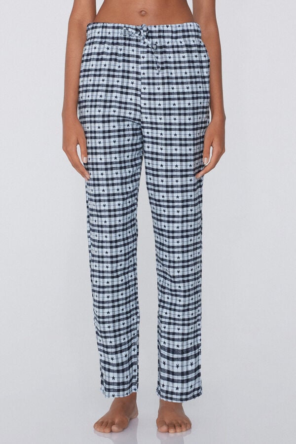 Tezenis Pantalones Largos de Franela con Estampado