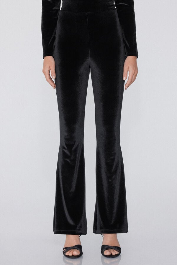 Tezenis Pantalones Largos Flare Terciopelo