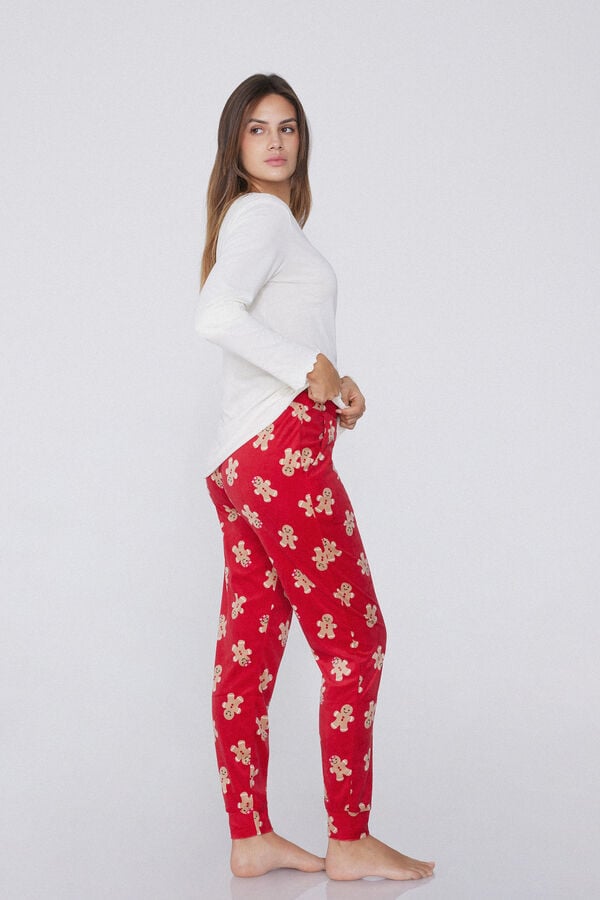 Tezenis Pantalones Largos Microfibra Con Puños