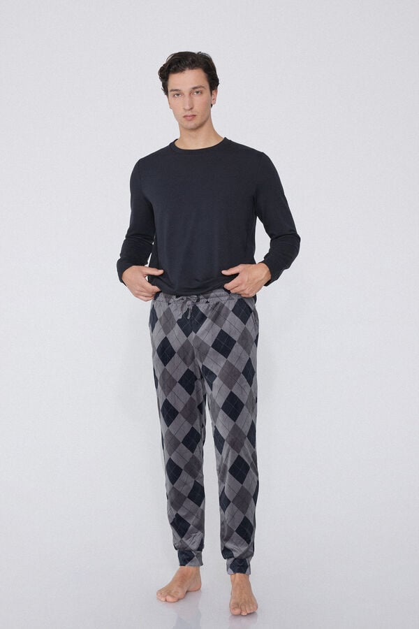 Tezenis Pantalones Largos Microfibra Con Puños