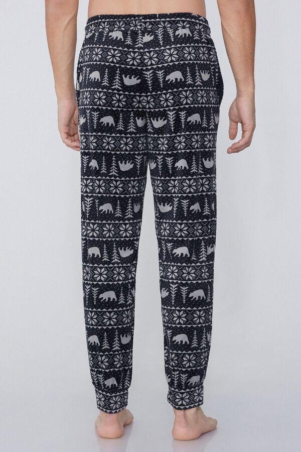 Tezenis Pantalones Largos Microfibra Con Puños