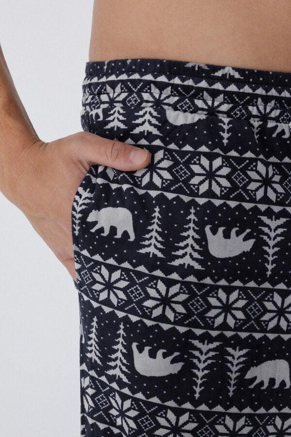 Tezenis Pantalones Largos Microfibra Con Puños