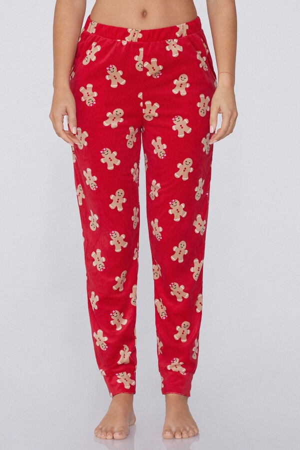 Tezenis Pantalones Largos Microfibra con Puños