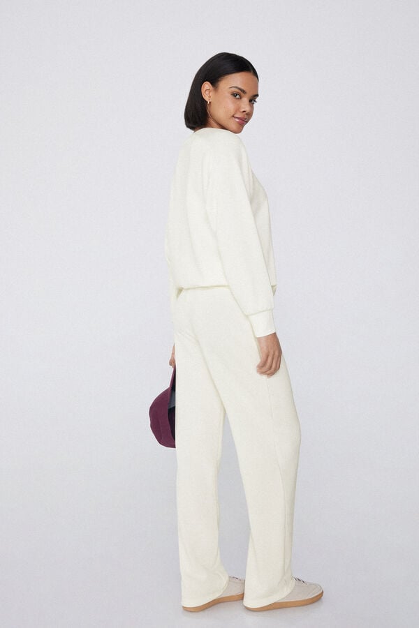 Tezenis Pantalones Largos Palazzo De Viscosa Suave