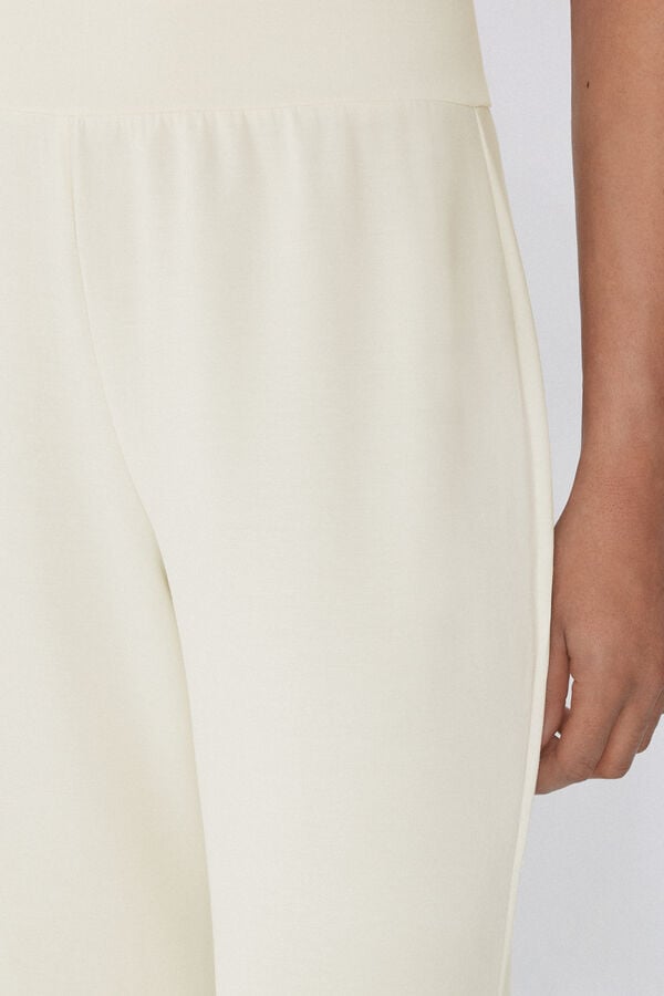 Tezenis Pantalones Largos Palazzo De Viscosa Suave