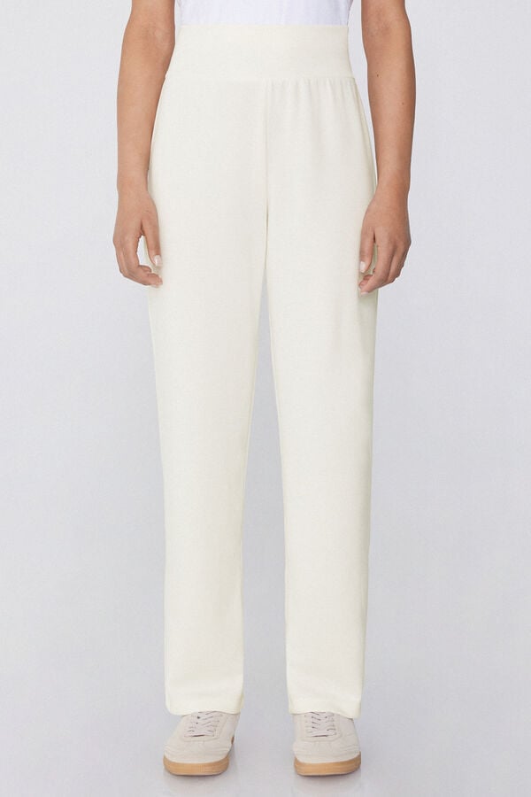 Tezenis Pantalones Largos Palazzo de Viscosa Suave