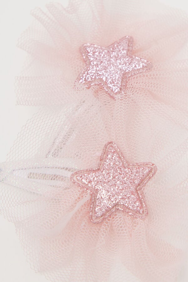 Tezenis Pasadores Para El Pelo Con Purpurina Y Tul