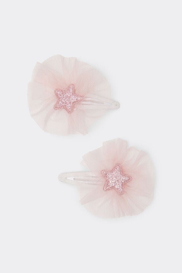 Tezenis Pasadores Para El Pelo Con Purpurina Y Tul