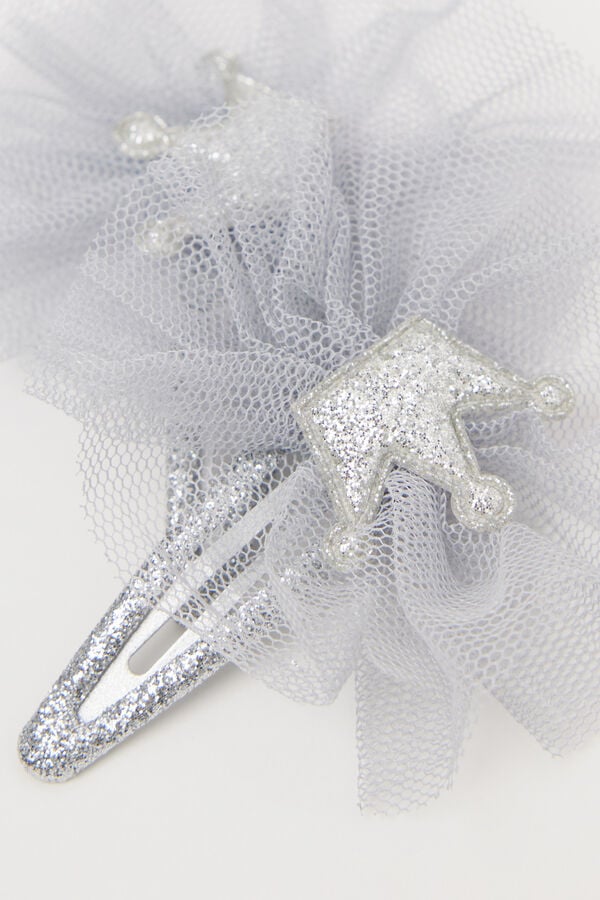 Tezenis Pasadores Para El Pelo Con Purpurina Y Tul