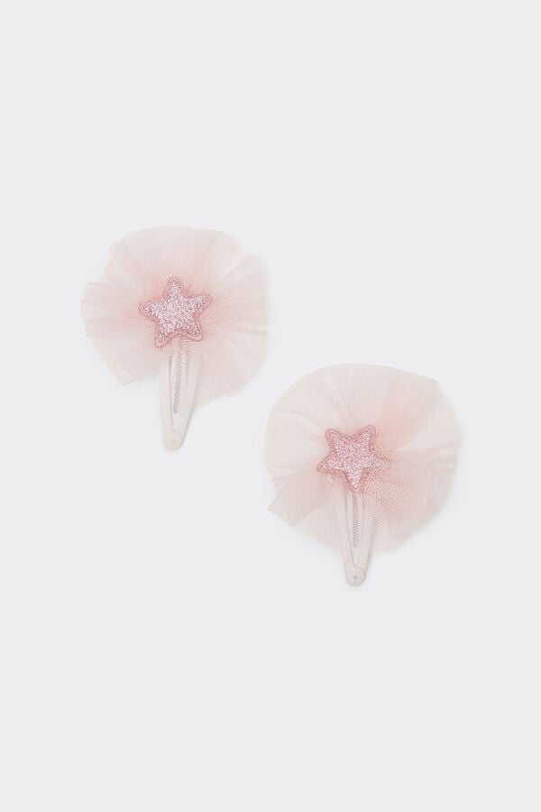 Tezenis Pasadores para el Pelo con Purpurina y Tul