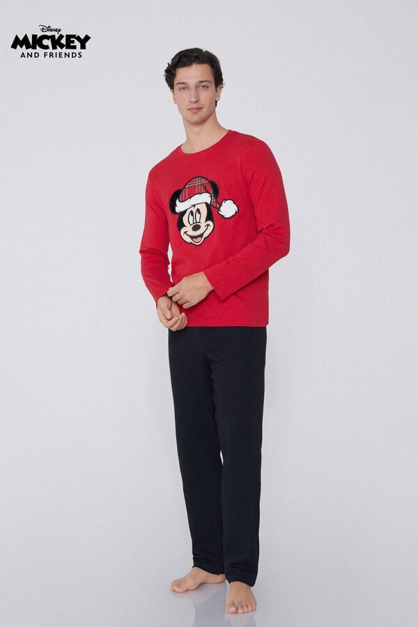 Tezenis Pijama Largo Algodón Grueso Disney Mickey