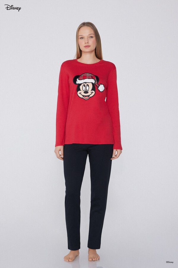 Tezenis Pijama Largo Algodón Grueso Disney Mickey