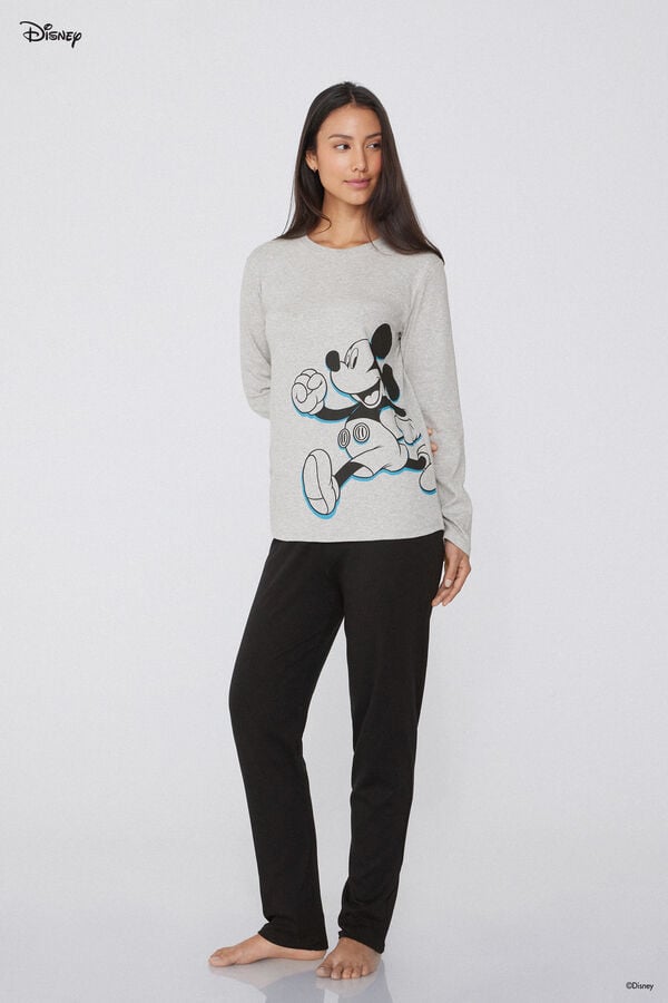 Tezenis Pijama Largo Algodón Grueso Disney Mickey