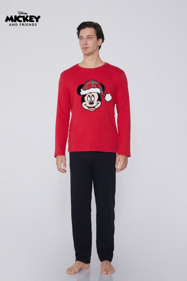 Tezenis Pijama Largo Algodón Grueso Disney Mickey