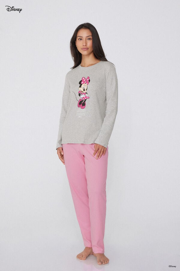 Tezenis Pijama Largo Algodón Grueso Disney Minnie
