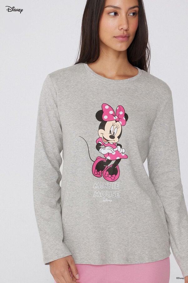 Tezenis Pijama Largo Algodón Grueso Disney Minnie
