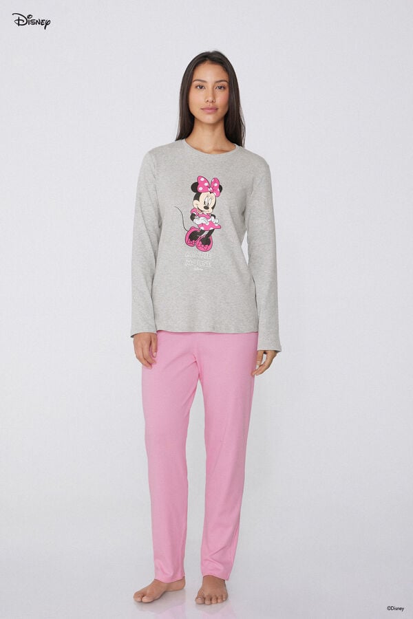 Tezenis Pijama Largo Algodón Grueso Disney Minnie