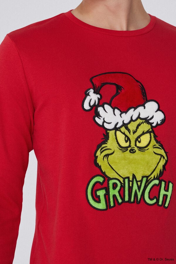 Tezenis Pijama Largo Algodón Grueso Grinch