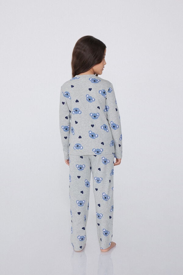 Tezenis Pijama Largo Algodón Grueso Koala Niña